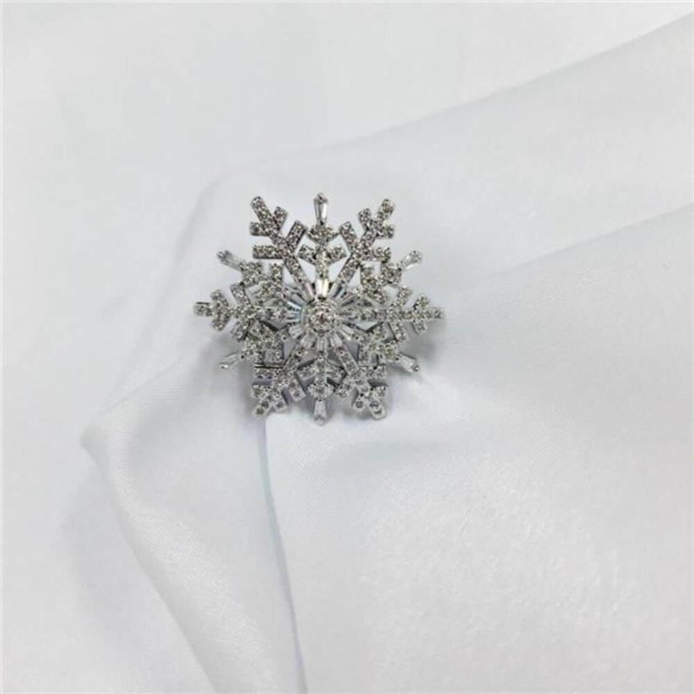 Exaggerated Snowflake Adjustable Ring For Women F… - image 6